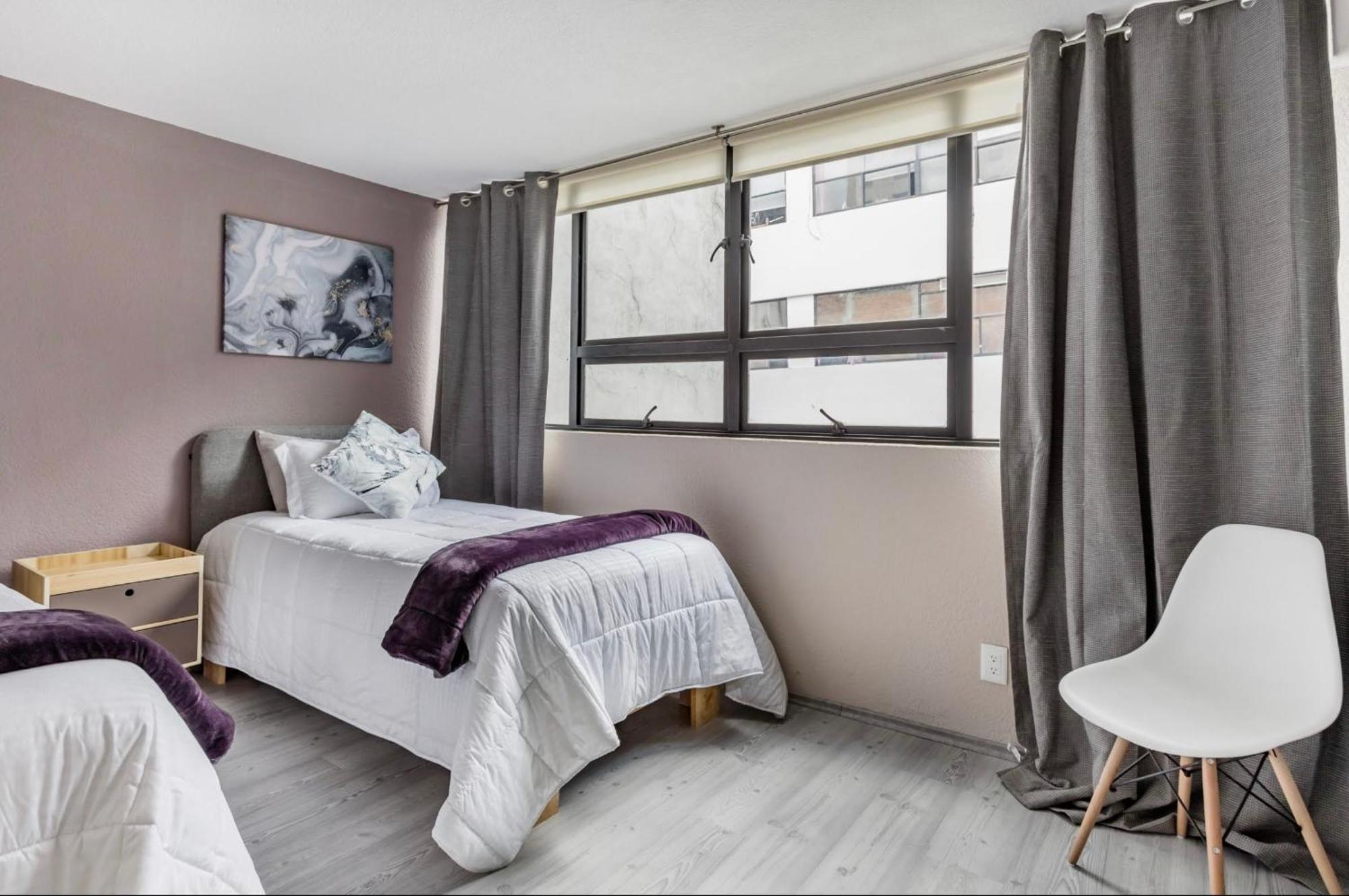 Cozy Roma Norte Flat - Parking- Wifi - Sleeps 6 Mexikóváros Kültér fotó